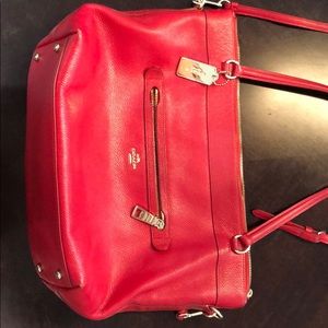 Red coach tote!